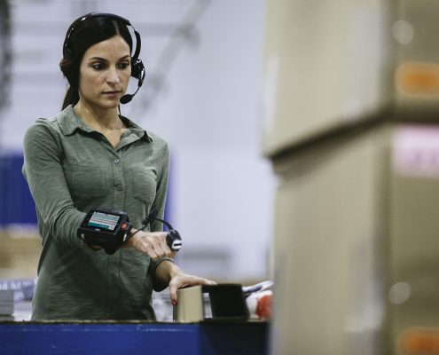 Ringscanner in der Lagerlogistik