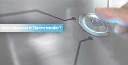 Thermodirekt oder Thermotransfer