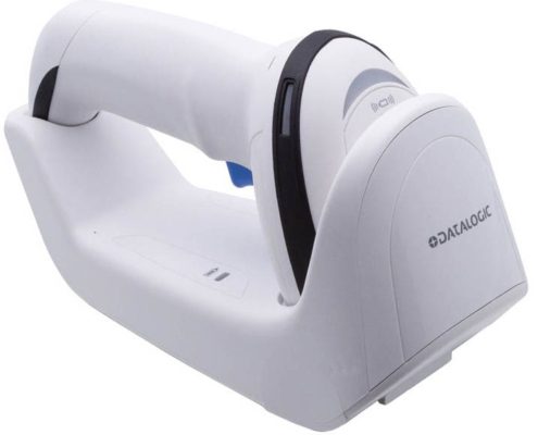 Datalogic Gryphon 4200 Barcodescanner Scanner in Ladeschale.