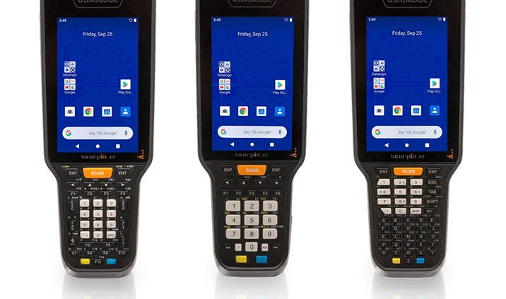 Datalogic Skorpio X5, verschiedene Tastaturen