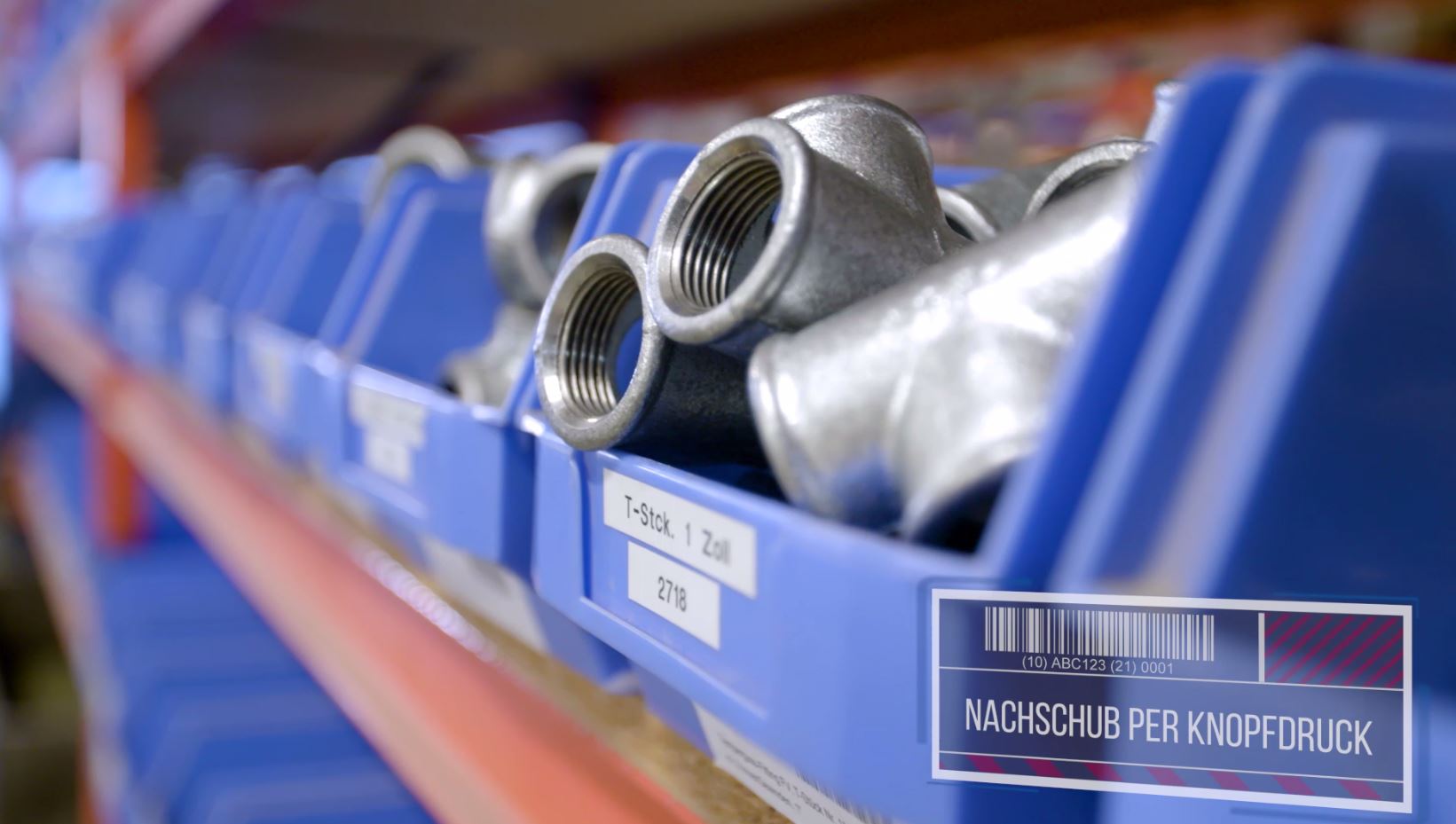 Nachschub per Knopfdruck
