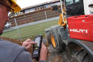 Mobile Datenerfassung auf der Baustelle