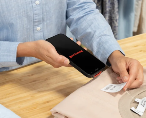 Mobilcomputer CT32 wird im Einzelhandel genutzt.